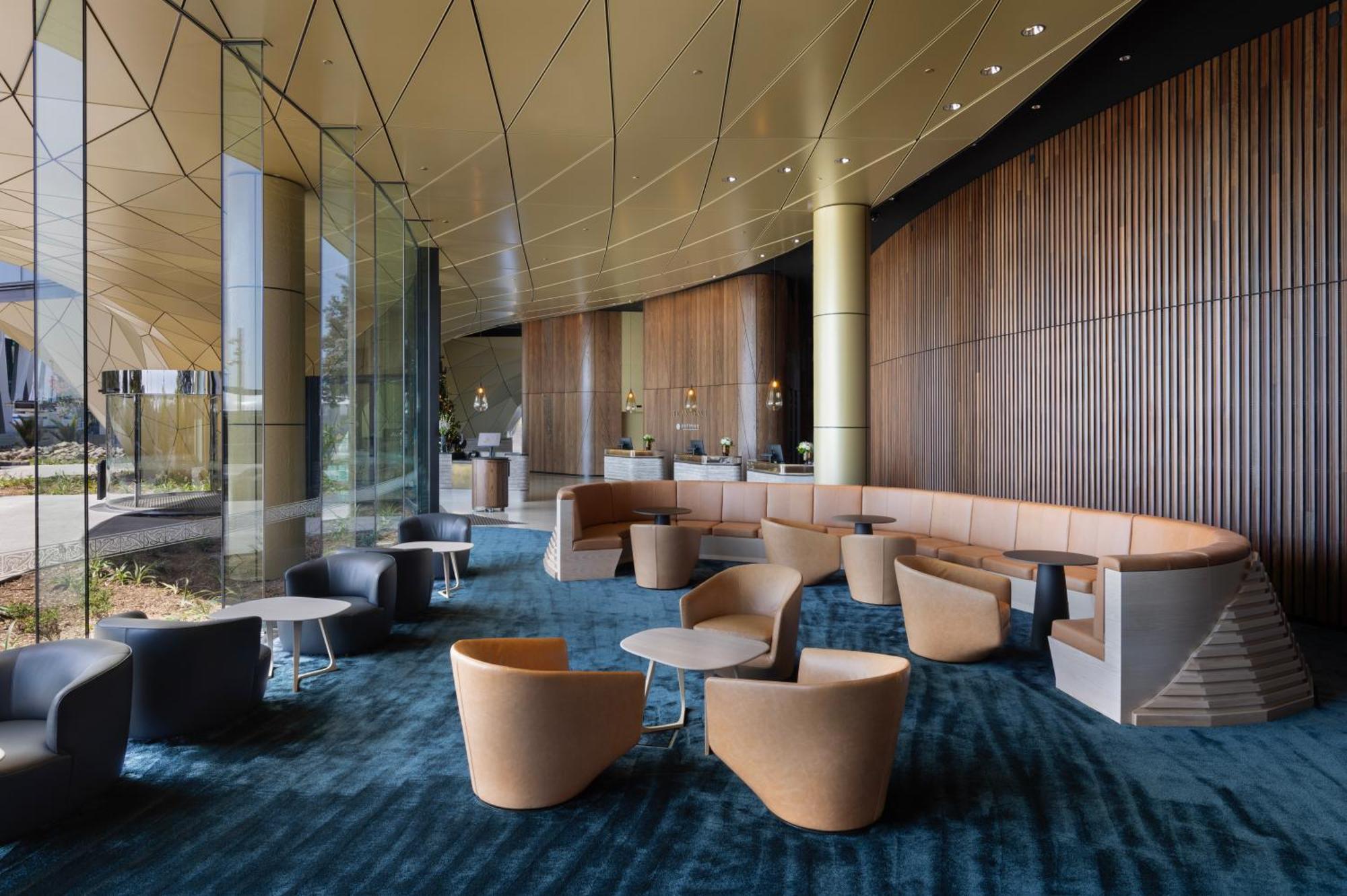 Hotel Pullman Auckland Airport Esterno foto The interior of the lounge